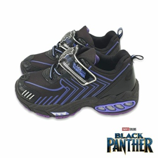 【MEI LAN】漫威 黑豹 BLACK PANTHER 兒童 電燈鞋 運動鞋 止滑 防臭 台灣製 36110 黑紫