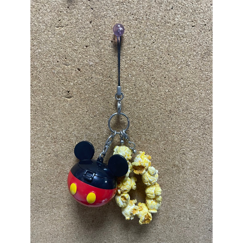 迪士尼爆米花桶吊飾 鑰匙圈