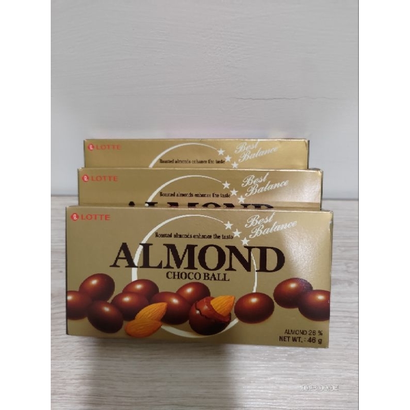 韓國 樂天杏仁可可球 巧克力 可可球 樂天 ALMOND