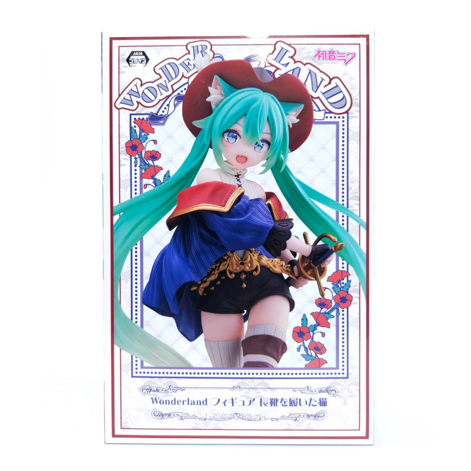 🔥鹿本🔥全新 現貨 日版 景品 TAITO 初音未來 初音 Wonderland 穿靴子的貓 長靴貓 公仔 模型