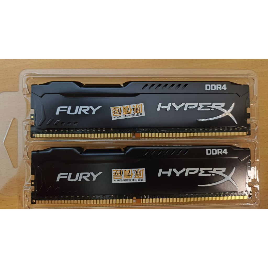 金士頓 Kingston HyperX FURY DDR4 2400 16GB Kit*(2x8GB)