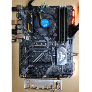 華碩 TUF B360-PLUS GAMING 主機板 1151腳位 有綁WINDOWS專業版數位授權 B360