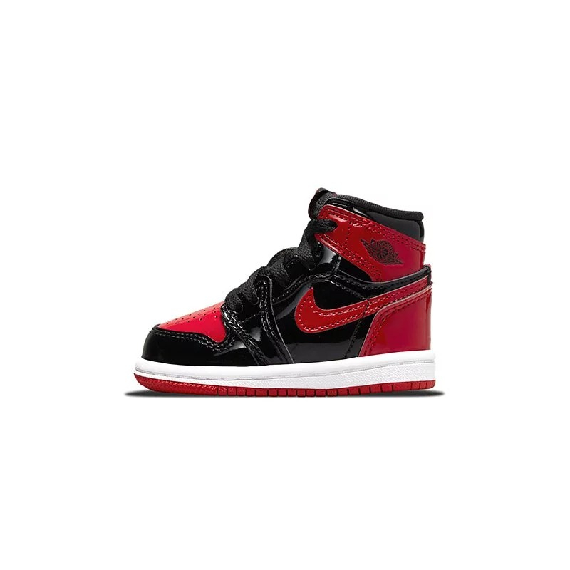 Jordan 1 Retro High OG TD ''Bred Patent '' 黑紅 小童 AQ2665-063