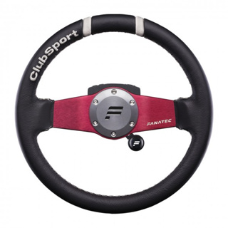 Fanatec R320 ClubSport Steering Wheel Drift V2 甩尾專用雙幅真皮方向盤圓盤