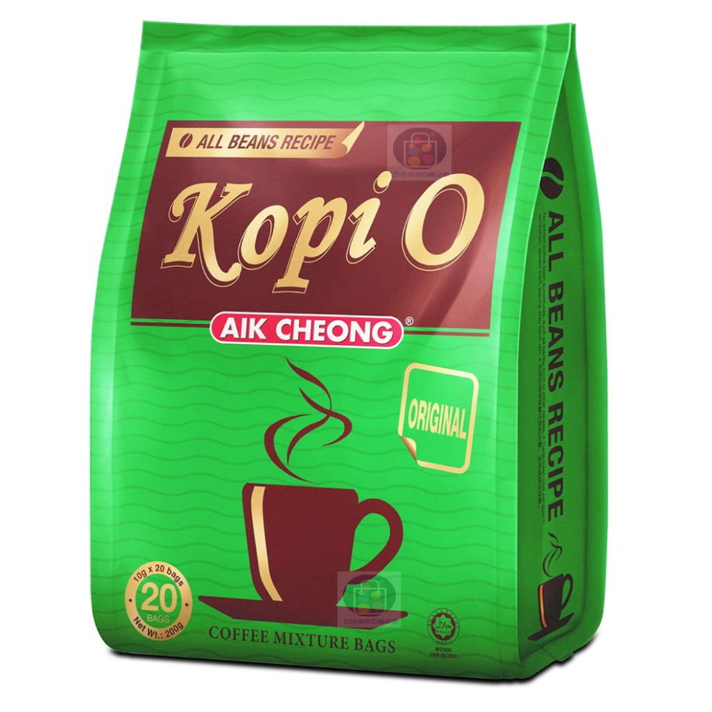 [特色專賣] 馬來西亞 益昌 濾袋式經典咖啡烏 (黑咖啡原味) 200g (內含20小包) 無添糖 特香濃 KOPI-O