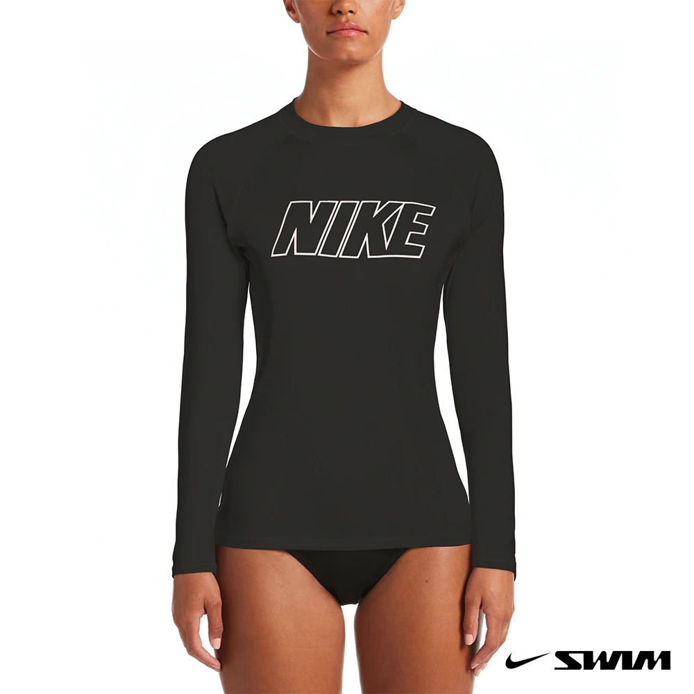 NIKE 成人女性防曬衣 NESS9383 長袖泳衣 水母衣 DRI-FIT