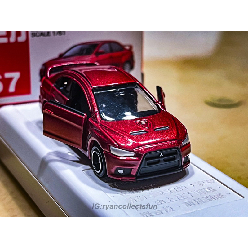 （萊恩收車R.C.F)Tomica No.67 三菱 Lancer Evolution X 十代EVOX EVO模型車