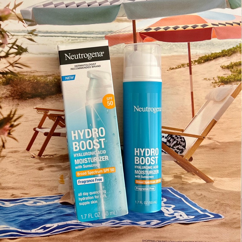 Neutrogena Hydro Boost露得清臉部防曬乳SPF50  2025.08🇺🇸美國購入