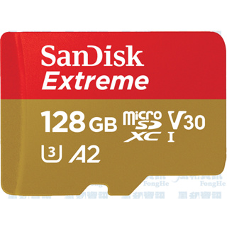 SanDisk Extreme 128GB microSDXC UHS-I U3 A2 影像儲存記憶卡