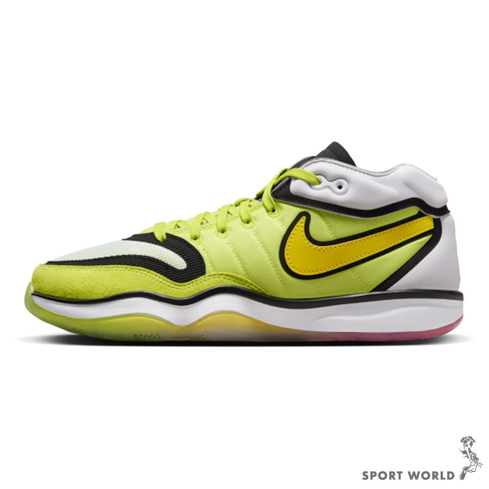Nike 男鞋 籃球鞋 AIR ZOOM G.T. HUSTLE 2 EP 螢光黃黑【運動世界】DJ9404-300