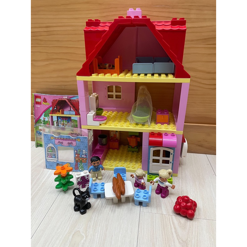 “Amber’s樂高小店” 二手 樂高LEGO 得寶系列 DUPLO 玩具屋 粉紅屋 (10505)