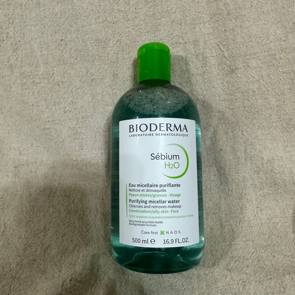 BIODERMA 貝膚黛瑪 平衡控油潔膚液 500ml  卸妝水 小綠水
