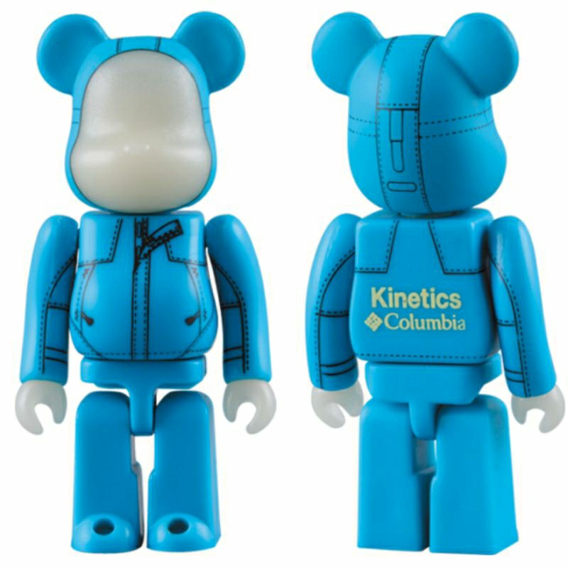 2009 Kinetics × Columbia 六週年紀念 BE@RBRICK 100% 夜光熊
