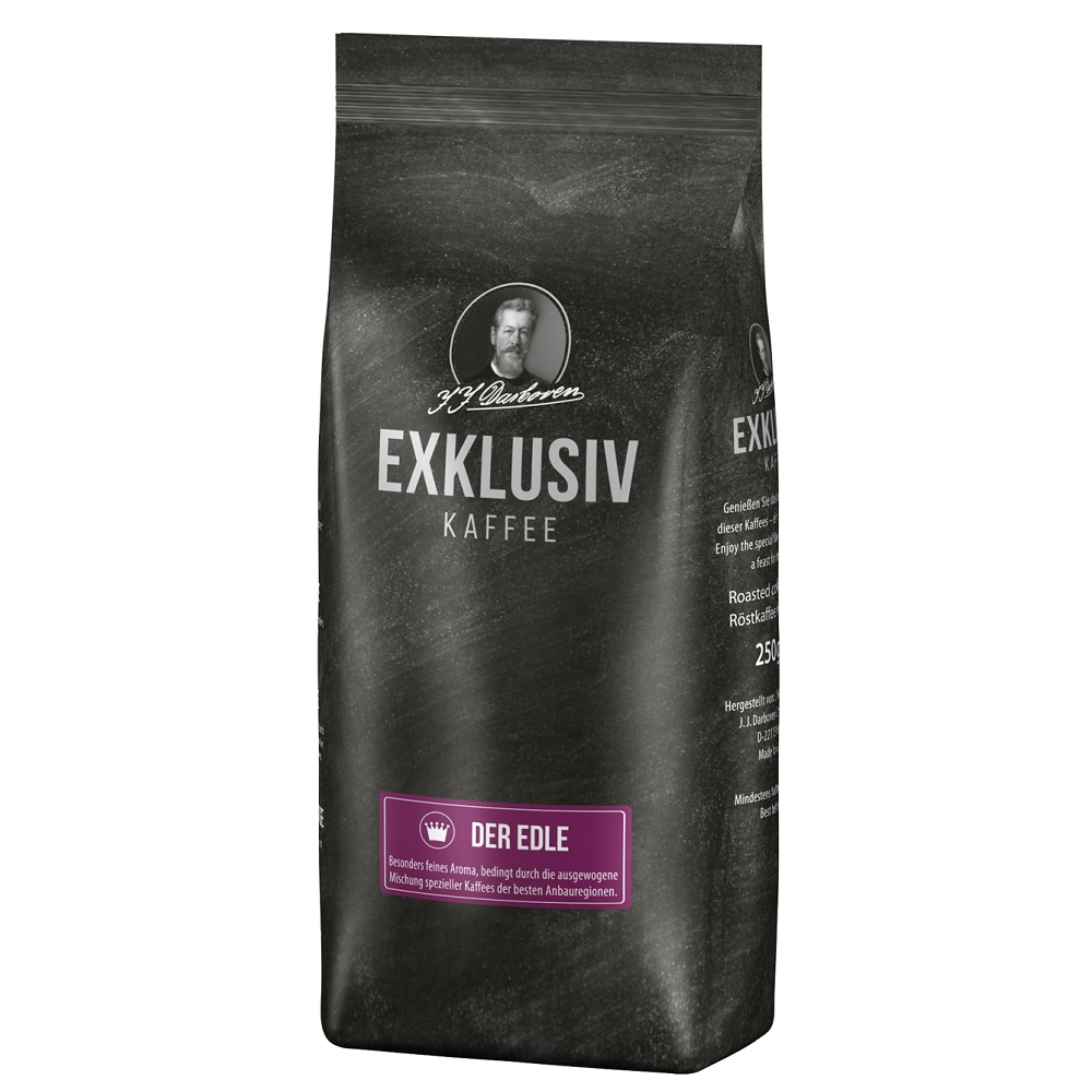 即期品特價 德國 Exclusiv 咖啡豆EDLE(中深烘焙)250g 2024/05/31