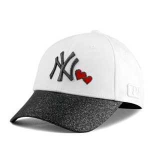 【MLB Old Fashioned Cap】NY 洋基 白 黑 金蔥 金粉 老帽【ANGEL NEW ERA 】