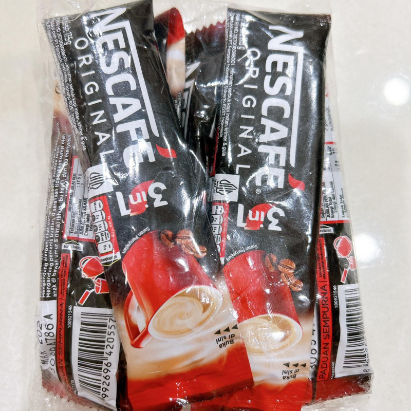 三合一咖啡粉 Nescafe 3in1 Original isi 10bks 入10包