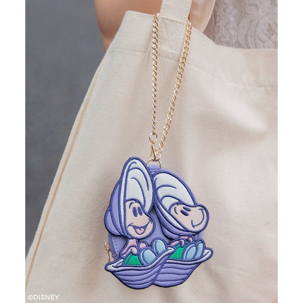 《綺趣雜貨》現貨 日本 ACCOMMODE 牡蠣寶寶皮革掛飾包 零錢包 小包 掛飾 包包 吊飾 牡蠣寶寶 愛麗絲夢遊仙境