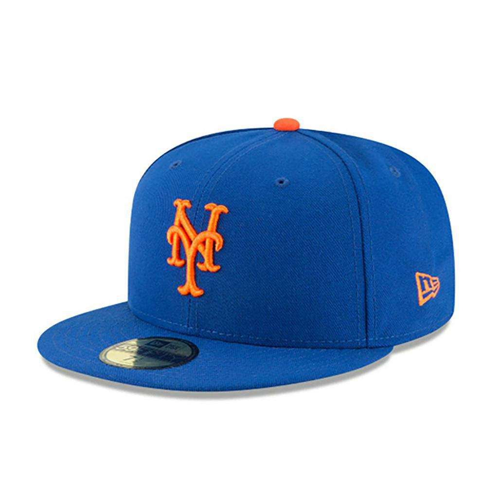 【NEW ERA】MLB 紐約 大都會 59FIFTY 正式球員帽 通用 寶藍色 棒球帽【ANGEL NEW ERA】