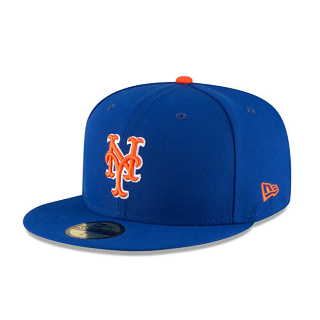 【NEW ERA】NEW ERA MLB 紐約 大都會 59FIFTY 正式球員帽 橘字 白邊 棒球帽【ANGEL NE