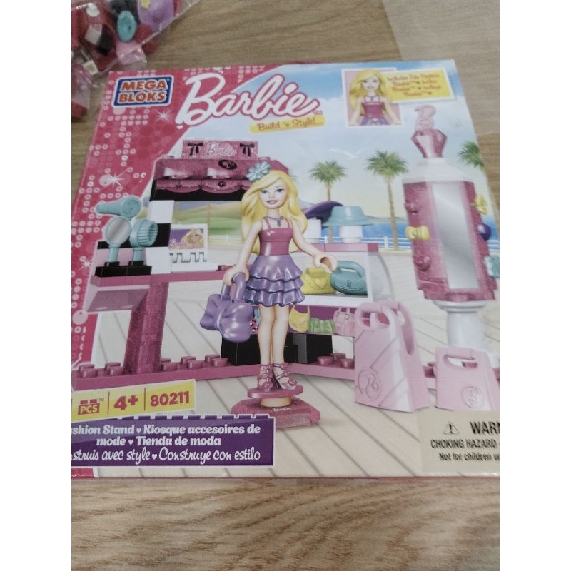 MB芭比娃娃美容飾品店, barbie娃娃積木組，造型可愛精美，適合小孩，現在流行的商品