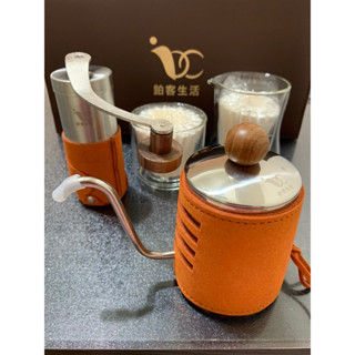 ☕️含運鉑客生活品牌 不鏽鋼手沖咖啡組磨豆機手沖壺咖啡濾杯手搖磨豆機咖啡研磨磨粉機研磨機濾紙手沖咖啡壺交換禮情人節禮送禮