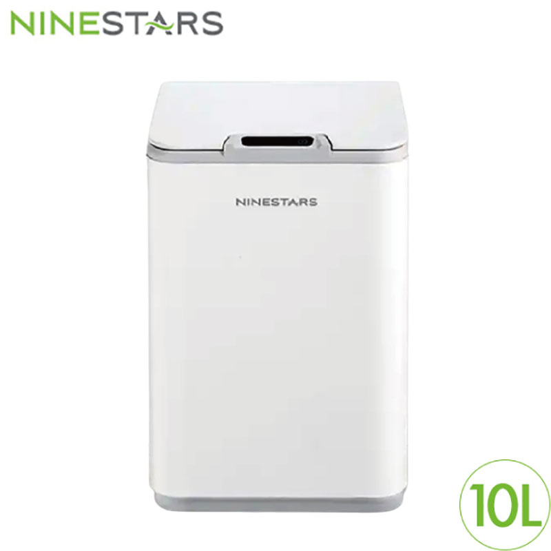 【NINESTARS】智能感應防水雙桶式環境桶/HG1667WH(10L/極地白) | Tiamo品牌旗艦館