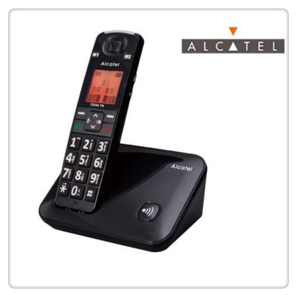 ALCATEL阿爾卡特  TC-036TW 中文數位無線電話機