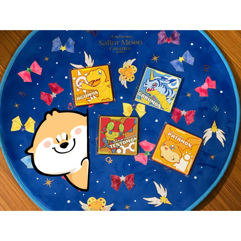 數碼寶貝 數碼寶貝系列隨機橡膠杯墊 東映動畫活動專區數碼 寶貝系列繪馬明信片 繪馬明信片 悠遊卡 代購