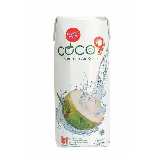 好吃好喝 § 印尼 coco9 椰子水 椰子汁 原汁97.7% 消暑 解渴 250ml