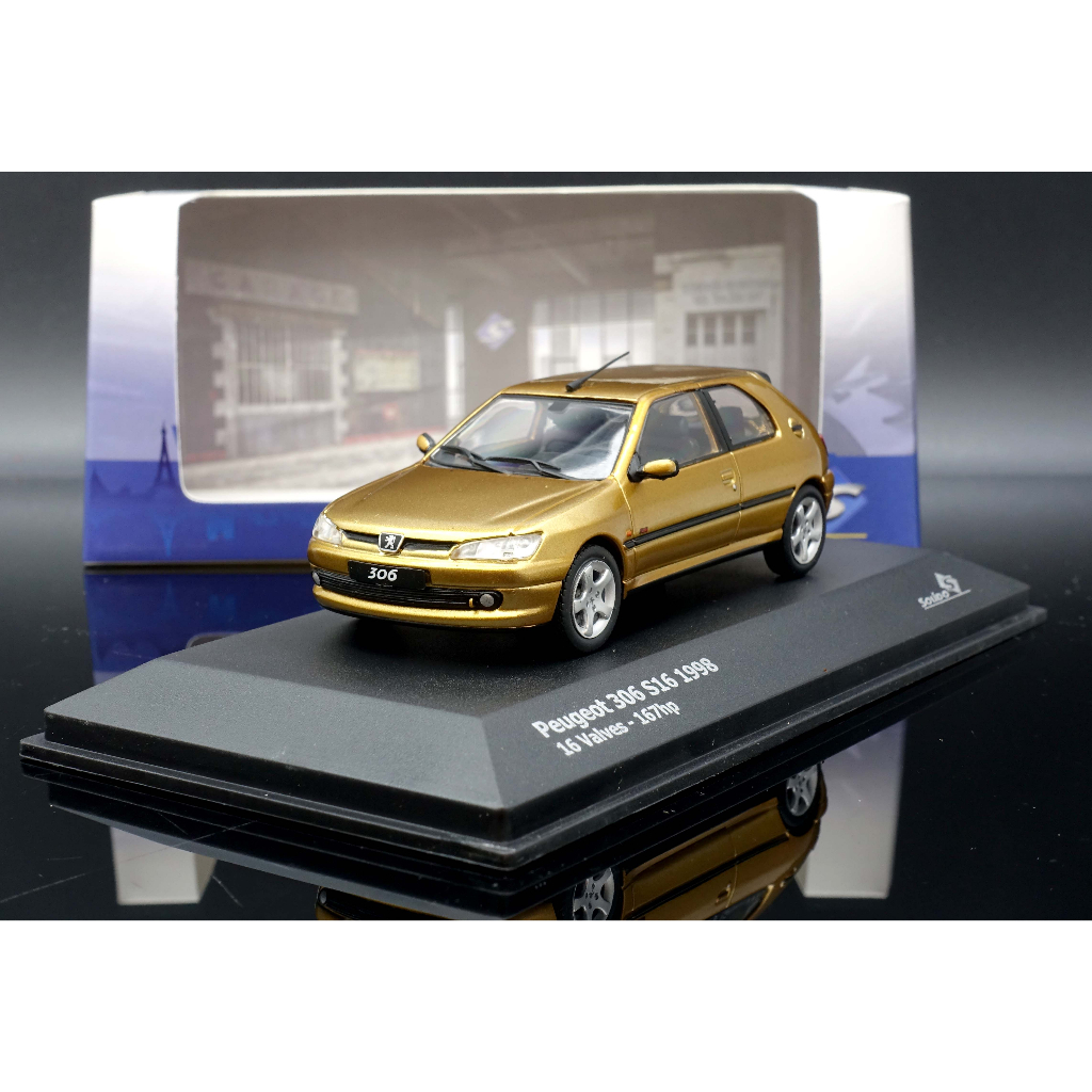 【M.A.S.H】[現貨特價] Solido 1/43 Peugeot 306 S16 gold 1998