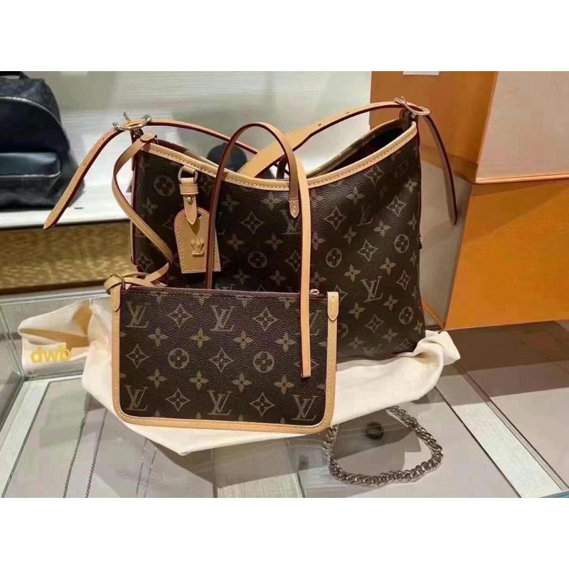 Shop Louis Vuitton Monogram Casual Style 2WAY 3WAY Plain Leather Party  Style (CARRYALL PM, M46288) by Mikrie
