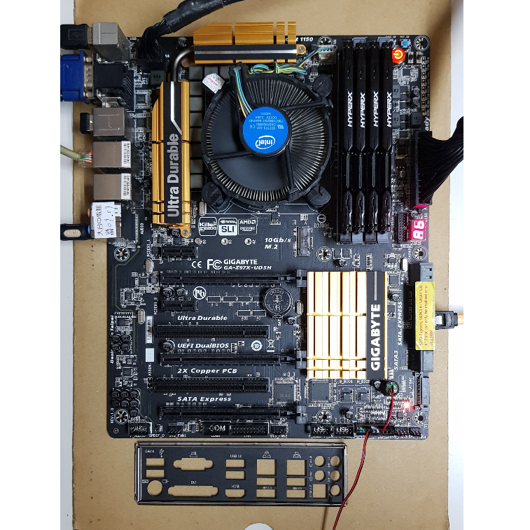 GIGABYTE 技嘉 GA-Z97X-UD5H 主機板 M.2 1150腳位 附擋板 Z97 H97