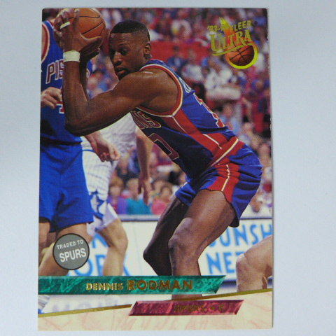 ~Dennis Rodman/小蟲.羅德曼~名人堂.壞小孩.籃板王 1993年ULTRA.NBA籃球卡