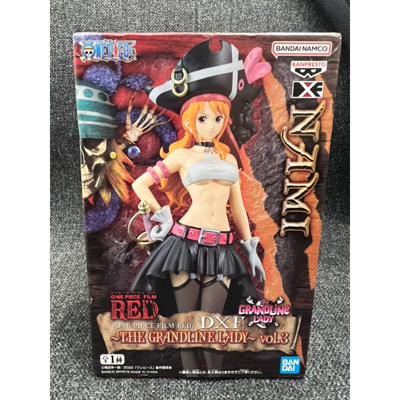 DXF The Grandline Lady 海賊王 航海王 Red 娜美 劇場版 Vol.3 金證 日版