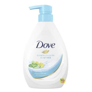 【JPGO】日本製 Dove 多芬 深層保濕沐浴乳 500g~夏季限定 柑橘薄荷