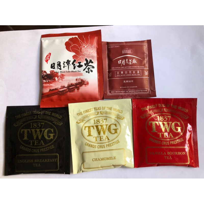 茶包（1837 TWG TEA、日月潭紅茶、日月老茶廠）