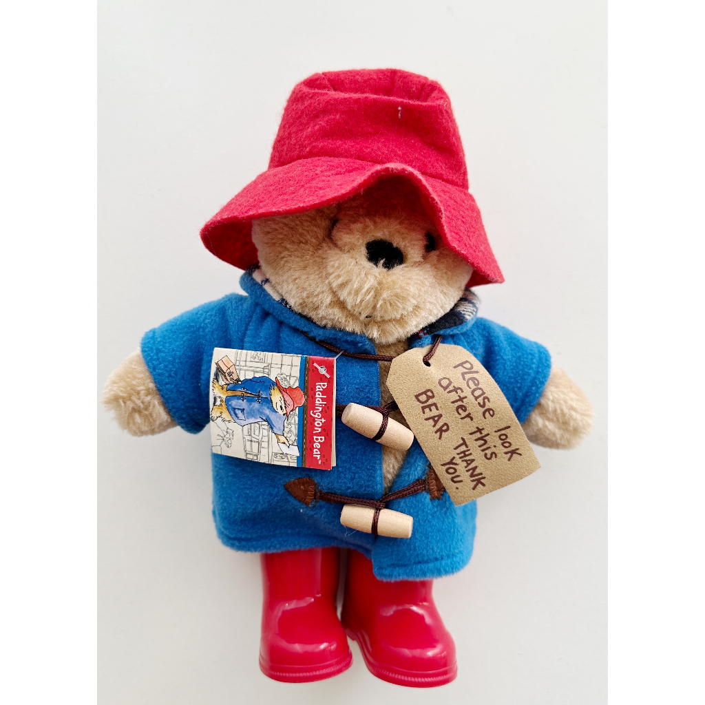 英國paddington bear柏靈頓熊 帕丁頓熊玩偶 可站立 22cm