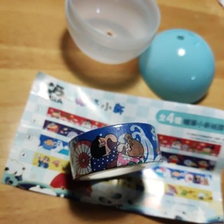 【藏壽司】蠟筆小新 野原新之助 小葵 日式 富士山紙膠帶 扭蛋 轉蛋 日本 風格 彩色 膠帶 小新 野原向日葵 文青手帳