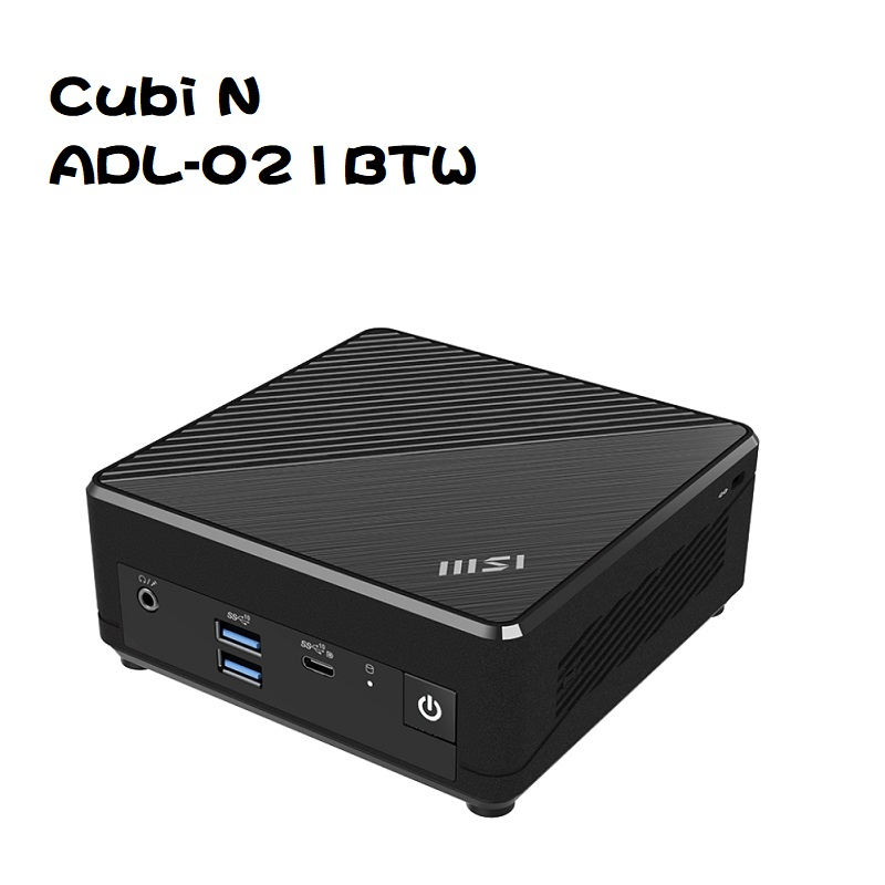 【特仕版】微星 Cubi N ADL-021BTW N100 迷你電腦 迷你主機