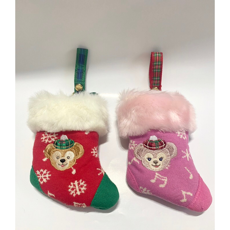 日本🇯🇵迪士尼 達菲 雪莉玫 聖誕襪吊飾