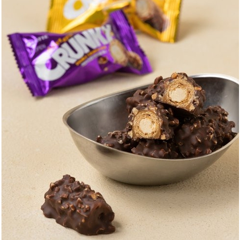 零散單包賣場 現貨 LOTTE CRUNKY 迷你雙倍香脆巧克力棒 單個 隨身小點 單包嘗鮮 內餡 顆粒 巧克力
