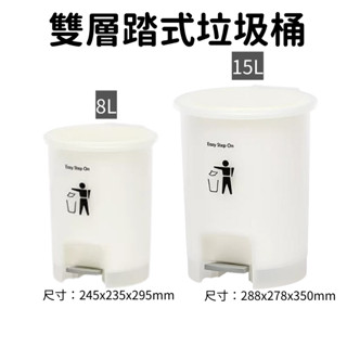 臺灣製 馬卡龍踏式垃圾桶 資源回收桶 臺灣製