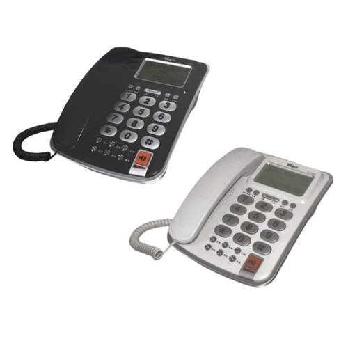 羅蜜歐 大螢幕來電顯示有線電話機TC-606N(黑/白)【現貨 附發票】