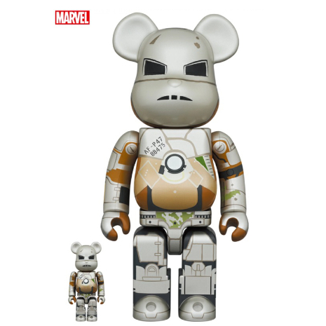 Be@rbrick Iron Man MarkⅠ鋼鐵人 馬克 1號 400% 100%