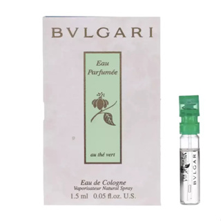 原廠針管 BVLGARI 寶格麗 綠茶 白茶 中性古龍水1.5ml Eau Parfumée 試管