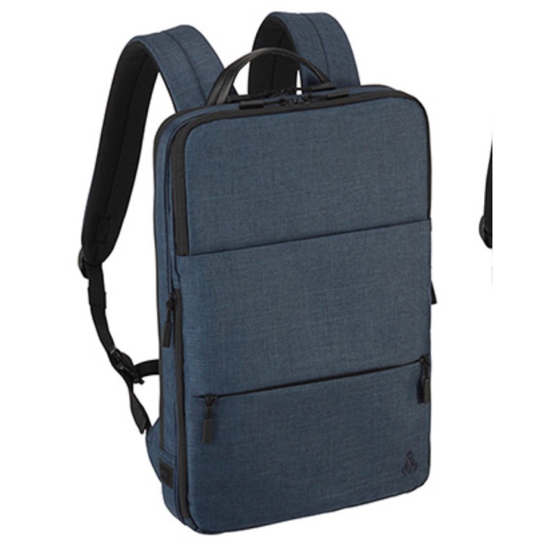 日本通勤筆電背包 ace. x SOPH. 聯名包款SLIM FRONPAC *藏青色*輕薄時尚*