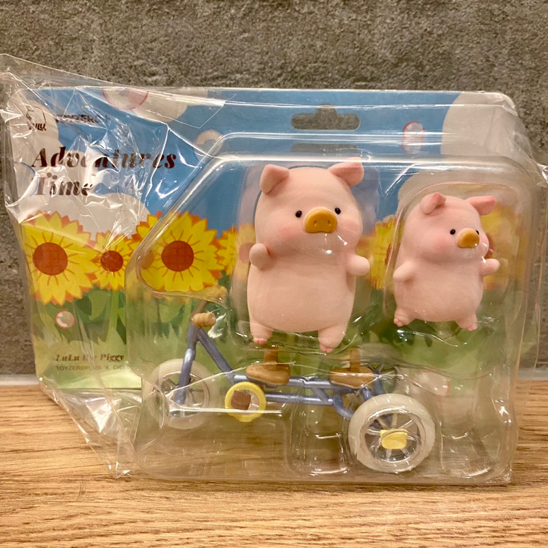 正版 代理 全新 現貨 罐頭豬 LULU 吊卡 協力車 腳踏車 自行車 52TOYS LULU豬 公仔