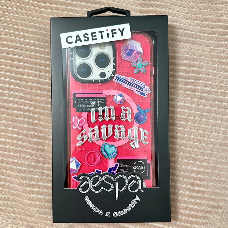 正品限量絕版Casetify aespa Sticker 手機殼 iPhone 14 pro max