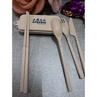 特價 可拆式環保餐具組 筷子+湯匙+叉子+刀 附盒子