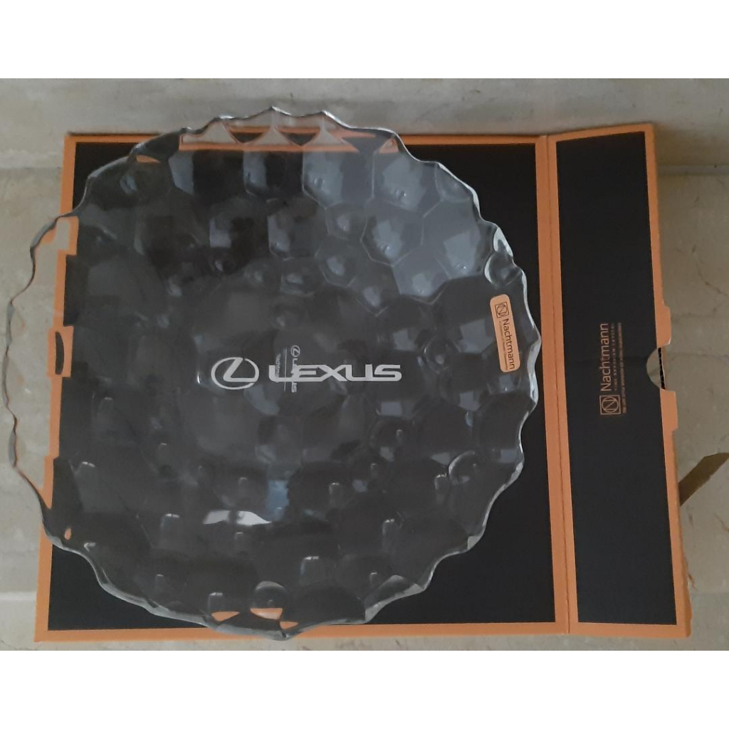 LEXUS &amp; Nachtmann 聯名 無鉛水晶玻璃餐盤 /水果盤/全新